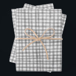 Hoja De Papel De Regalo Gingham Gray White Preppy<br><div class="desc">¡Un lindo personalizado perfecto para un fiesta divertido! ¡La mano hizo arte para ti! Perfecto para un brunch veraniego o una ducha de novia con temática picnica, una fiesta de soltera, Pascua, fiesta de compromiso, vacaciones o cumpleaños. ¡TODO PERSONALIZABLE! Haga clic en "editar usando la herramienta de diseño" para ajustar...</div>