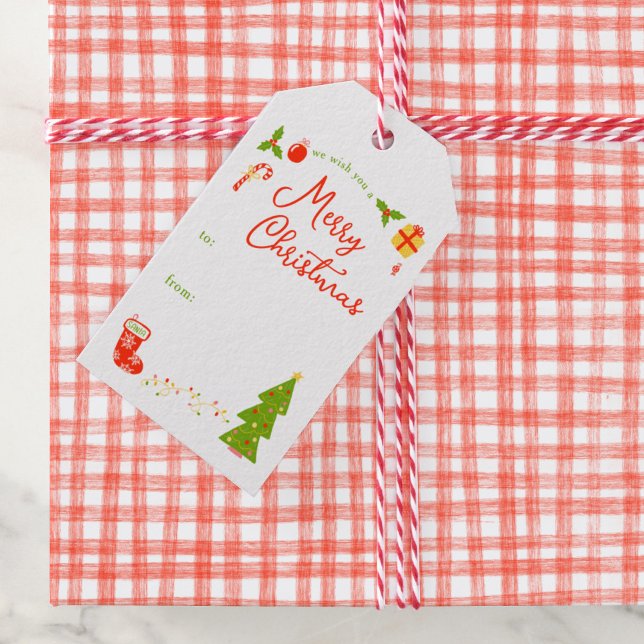 Hoja De Papel De Regalo Gingham Hand-Drawn Modern Cute Red White Preppy (Gingham Hand-Drawn Modern Cute Red White Preppy Wrapping Paper Sheets
)
