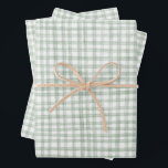 Hoja De Papel De Regalo Gingham Moderno Cute Green Preppy<br><div class="desc">¡Un lindo personalizado perfecto para un fiesta divertido! ¡La mano hizo arte para ti! Perfecto para un brunch veraniego o una ducha de novia con temática picnica, una fiesta de soltera, Pascua, fiesta de compromiso, vacaciones o cumpleaños. ¡TODO PERSONALIZABLE! Haga clic en "editar usando la herramienta de diseño" para ajustar...</div>