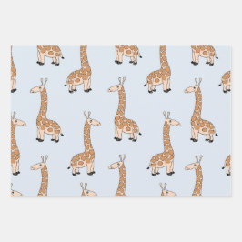 Hoja De Papel De Regalo Giraffe