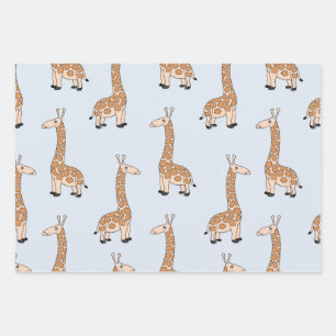 Hoja De Papel De Regalo Giraffe