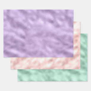 Hoja De Papel De Regalo Girly Glam Purple