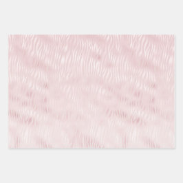 Hoja De Papel De Regalo Girly Glam Rubor Pink Zebra Print