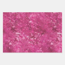 Hoja De Papel De Regalo Girly Pink Resumen Glitzy Glam Purpurina