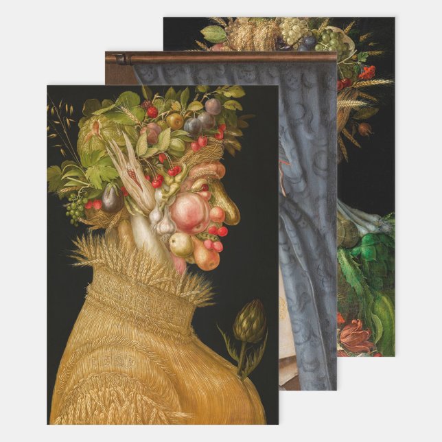 Hoja De Papel De Regalo Giuseppe Arcimboldo - Selección de obras maestras (Subido por el creador)
