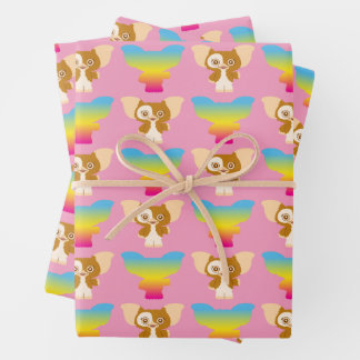 Hoja De Papel De Regalo Gizmo | Patrón arcoiris
