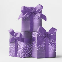 Glam púrpura claro Purpurinoso