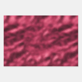 Hoja De Papel De Regalo Glam rojo y oro