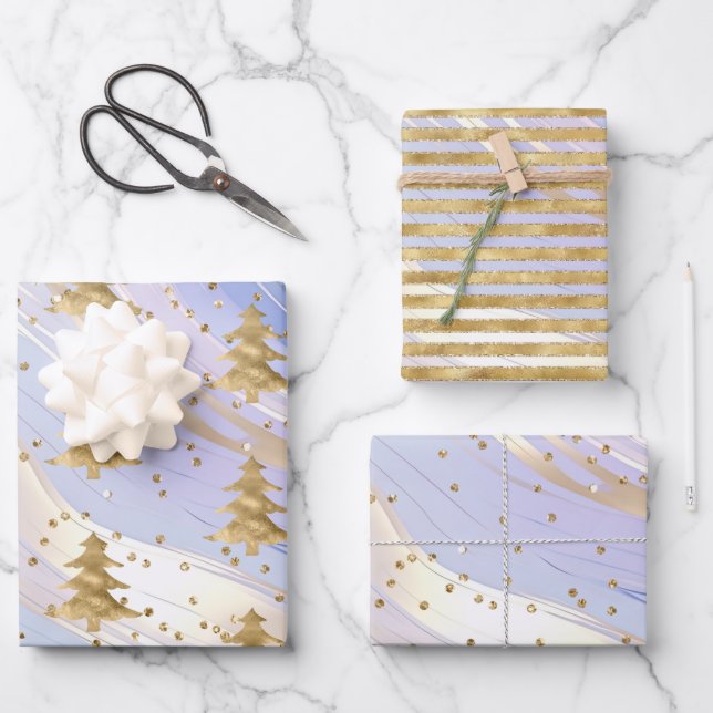 Hoja De Papel De Regalo Glitz Glitz (Anverso)