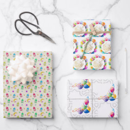 Hoja De Papel De Regalo Globos de Eid Mubarak