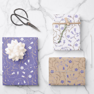 Hoja De Papel De Regalo Glockenblumen weiss