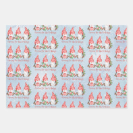 Hoja De Papel De Regalo Gnome escandinavo para los Navidades de vacaciones