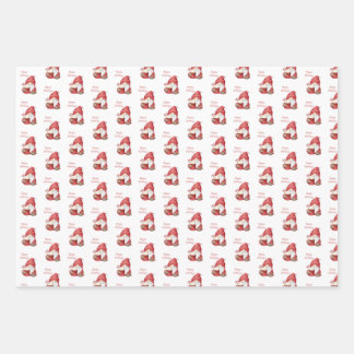 Hoja De Papel De Regalo Gnome Peppermint Cocoa