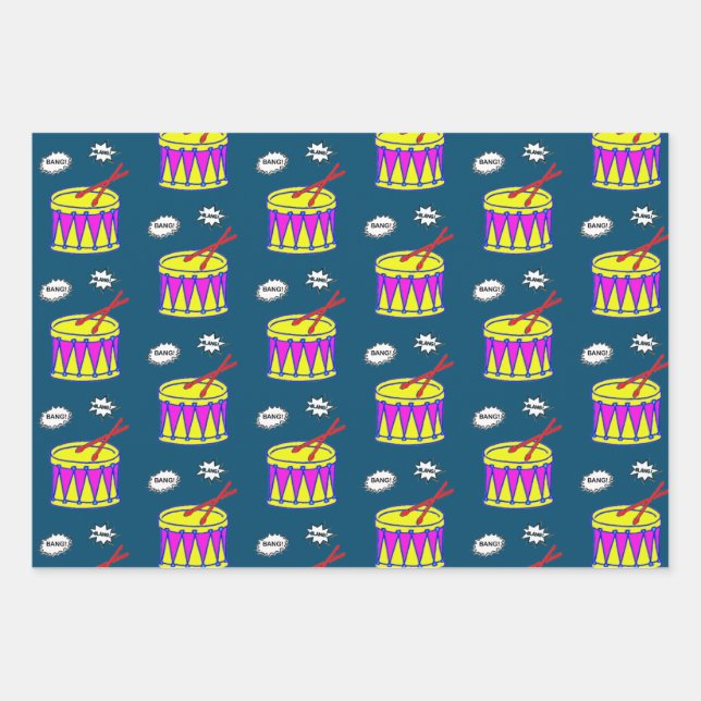 Hoja De Papel De Regalo Golpe (Anverso 3)