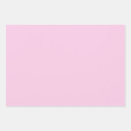 Hoja De Papel De Regalo Goma de burbuja clásica lisa Melón tonos rosados 3