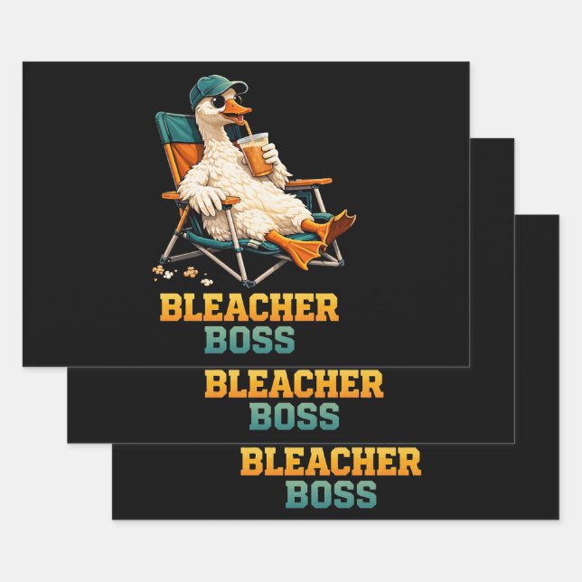 Hoja De Papel De Regalo Goose Bleacher Boss (Set)