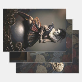 Hoja De Papel De Regalo Gothic Fantasy 