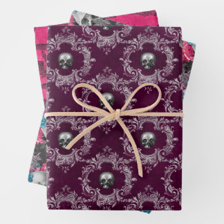 Hoja De Papel De Regalo Gótico rosa