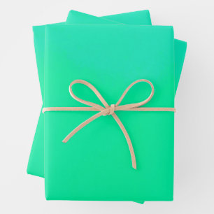 Hoja De Papel De Regalo Gradiente Verde de Primavera
