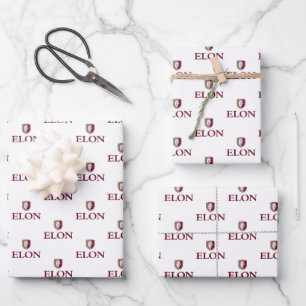 Hoja De Papel De Regalo Graduación de Elon