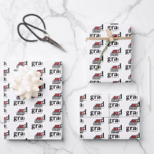Hoja De Papel De Regalo Graduación en la Universidad Estatal de Jacksonvil