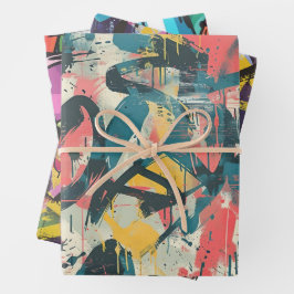 Hoja De Papel De Regalo Graffiti Art