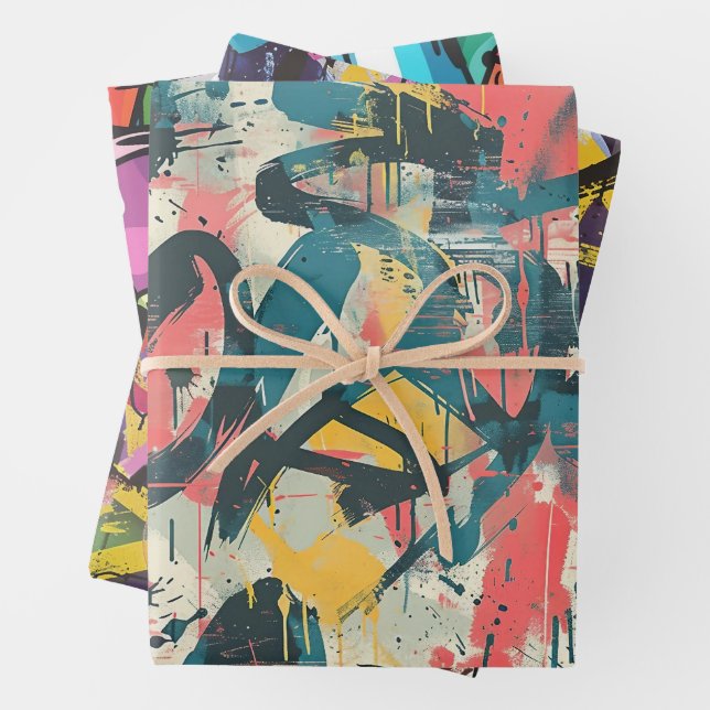 Hoja De Papel De Regalo Graffiti Art (In situ)