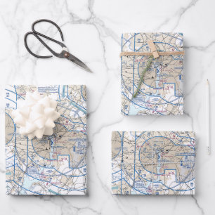 Hoja De Papel De Regalo Gráfico de aviación