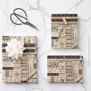 Hoja De Papel De Regalo Gráfico de cosecha de radiación electromagnética