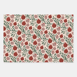 Hoja De Papel De Regalo Granada: Patrón de granadas