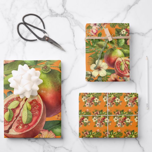 Hoja De Papel De Regalo Grandma Manuela's Guavas (Anverso)