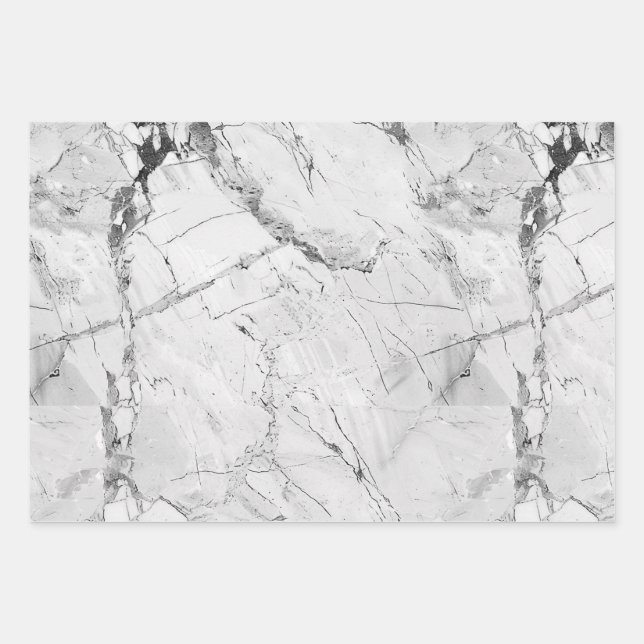 Hoja De Papel De Regalo Granite Haze Whorl (Anverso)