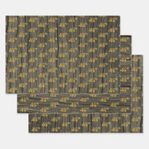 Grano de madera de imitación Rústica, elegante oro