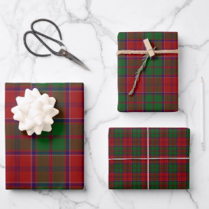 Hoja De Papel De Regalo Grant Clan Tartan Scottish Plaid