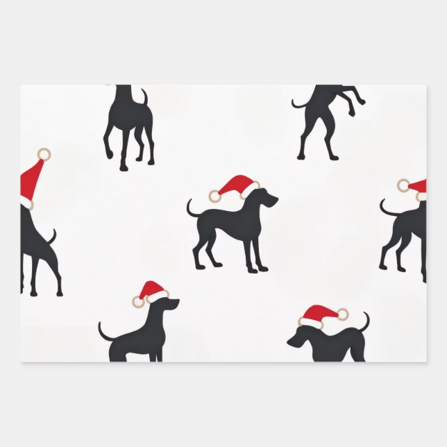 Hoja De Papel De Regalo Great Dane Wrapping Paper (Anverso)