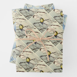 Hoja De Papel De Regalo Great Tit - Theodor Severin Kittelsen