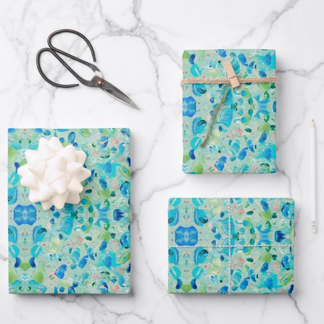 Hoja De Papel De Regalo Green Dream (Anverso)