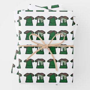 Hoja De Papel De Regalo Green Spark Dancer