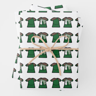 Hoja De Papel De Regalo Green Spark Dancer