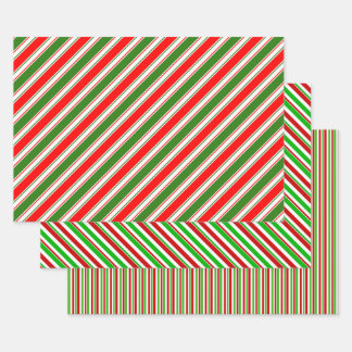 Hoja De Papel De Regalo Green, White, Navidades Rojos