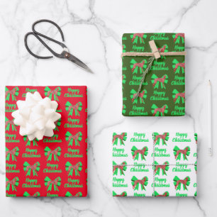 Hoja De Papel De Regalo Greyhound Lurcher Navidades Wraping Perro & Bow