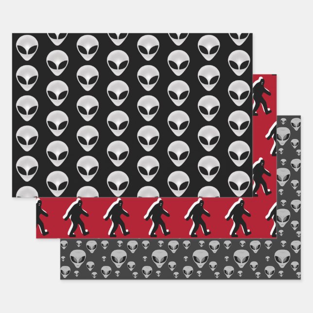 Hoja De Papel De Regalo Grupo paranormal (Set)