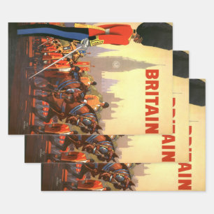 Hoja De Papel De Regalo Guardia Real británica de la reina del Reino Unido