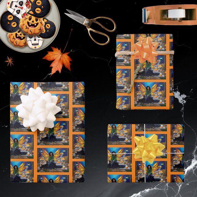 Hoja De Papel De Regalo Guardian de hadas Doberman Dog (Subido por el creador)