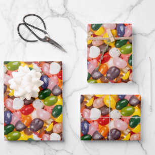 Hoja De Papel De Regalo Guay colorido dulce Pascua Jelly Beans Candy