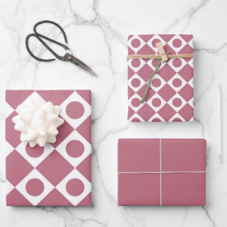 Hoja De Papel De Regalo Guerrería de Mod Retro 60