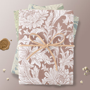 Hoja De Papel De Regalo Guillermo Morris Chrysanthemum Pattern Wraping Pap