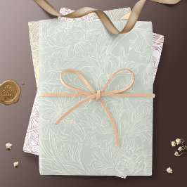 Hoja De Papel De Regalo Guillermo Morris Chrysanthemum Pattern Wraping Pap