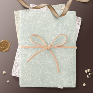 Hoja De Papel De Regalo Guillermo Morris Chrysanthemum Pattern Wraping Pap
