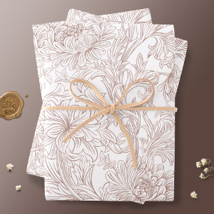 Hoja De Papel De Regalo Guillermo Morris Chrysanthemum Pattern Wraping Pap